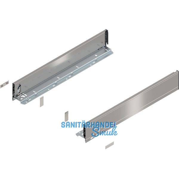 BLUM LEGRABOX pure Zarge H�he M, NL 550, INOX (Anti-Fingerprint)