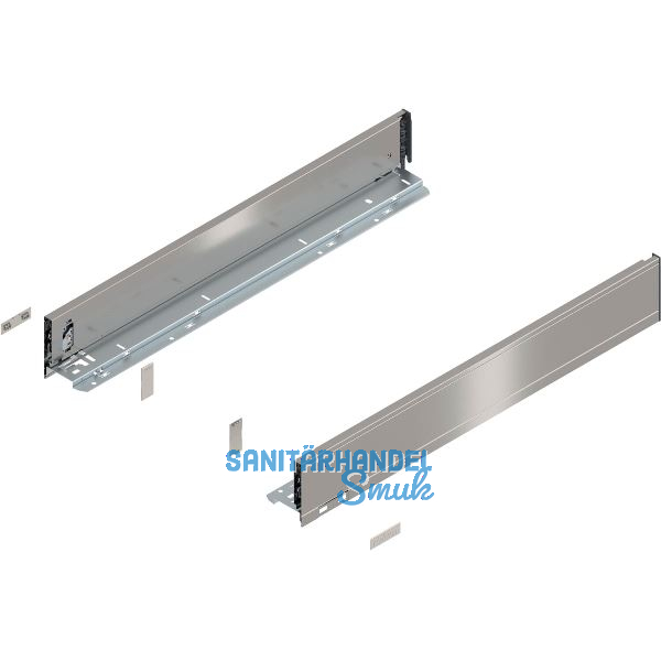 BLUM LEGRABOX pure Zarge H�he M, NL 600, INOX (Anti-Fingerprint)