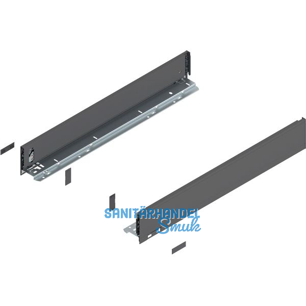 BLUM LEGRABOX pure Zarge H�he M, NL 600, Oriongrau-matt