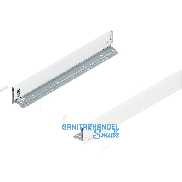 BLUM LEGRABOX pure Zarge H�he M, NL 600, Seidenwei�-matt