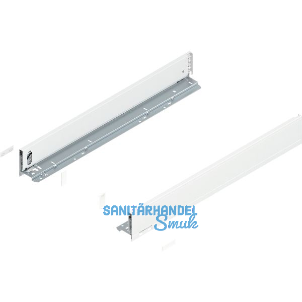 BLUM LEGRABOX pure Zarge H�he M, NL 650, Seidenwei�-matt