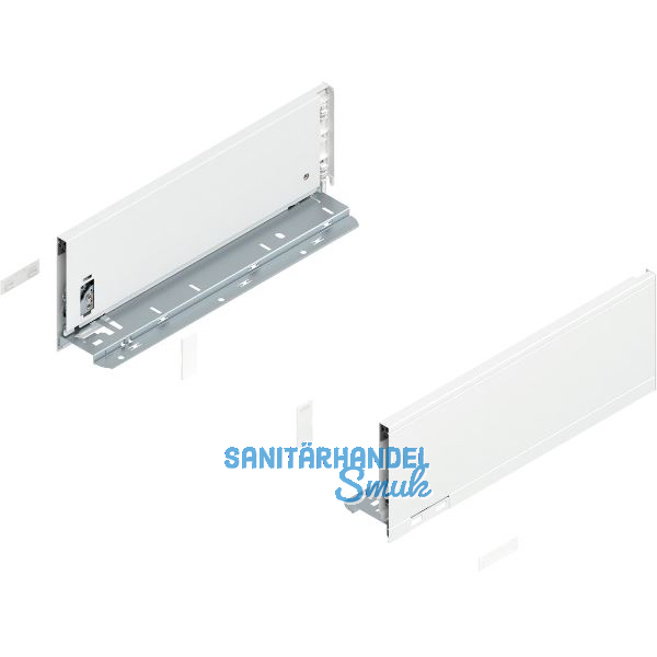 BLUM LEGRABOX pure Zarge H�he K, NL 350, Seidenwei�-matt