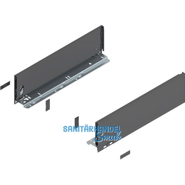 BLUM LEGRABOX pure Zarge H�he K, NL 450, Oriongrau-matt