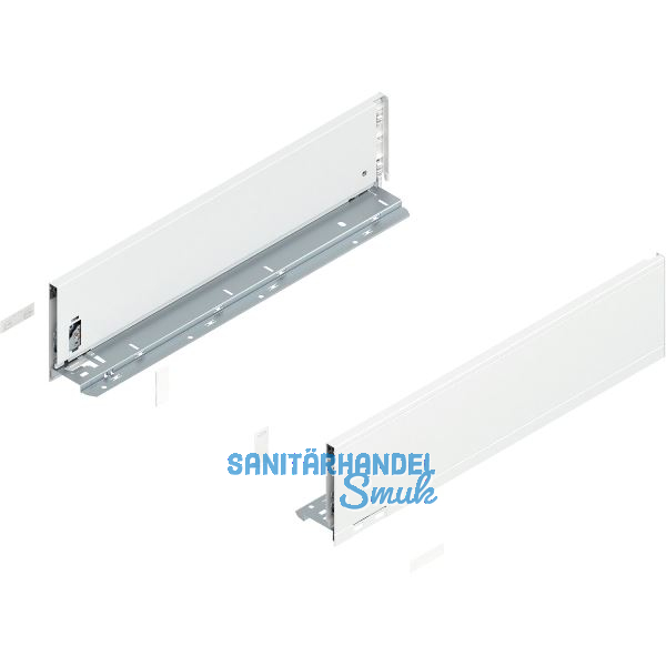 BLUM LEGRABOX pure Zarge H�he K, NL 500, Seidenwei�-matt