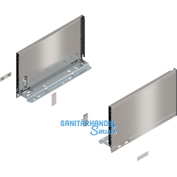 BLUM LEGRABOX pure Zarge H�he C, NL 300, INOX (Anti-Fingerprint)