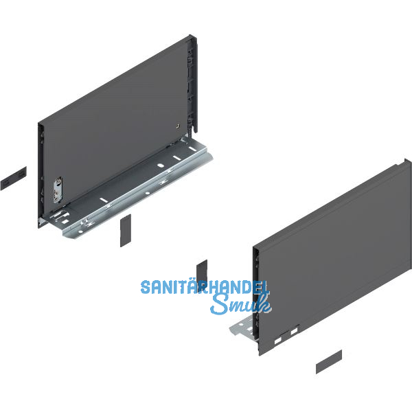 BLUM LEGRABOX pure Zarge H�he C, NL 300, Oriongrau-matt