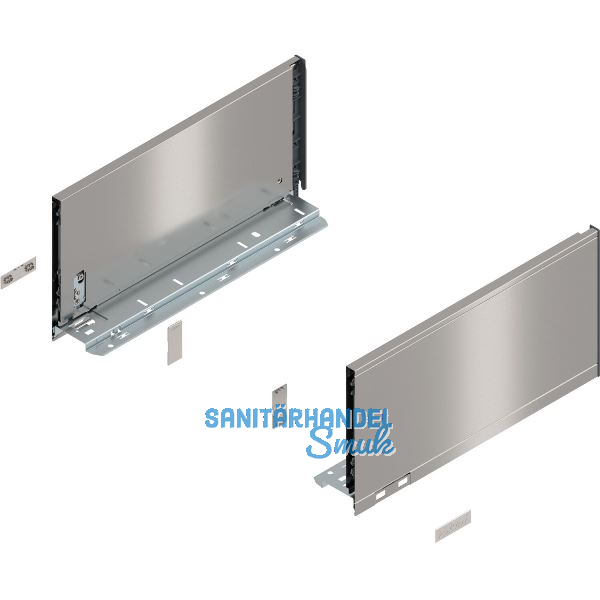 BLUM LEGRABOX pure Zarge H�he C, NL 350, INOX (Anti-Fingerprint)