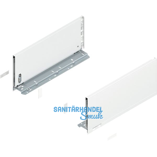 BLUM LEGRABOX pure Zarge H�he C, NL 400, Seidenwei�-matt