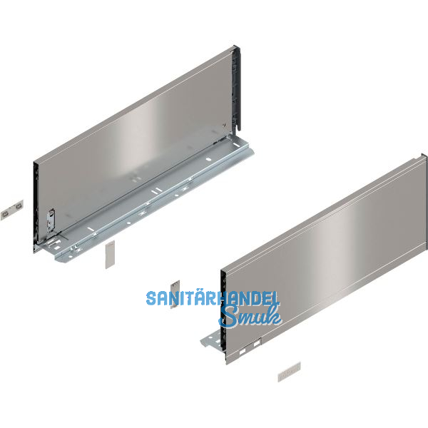 BLUM LEGRABOX pure Zarge H�he C, NL 450, INOX (Anti-Fingerprint)