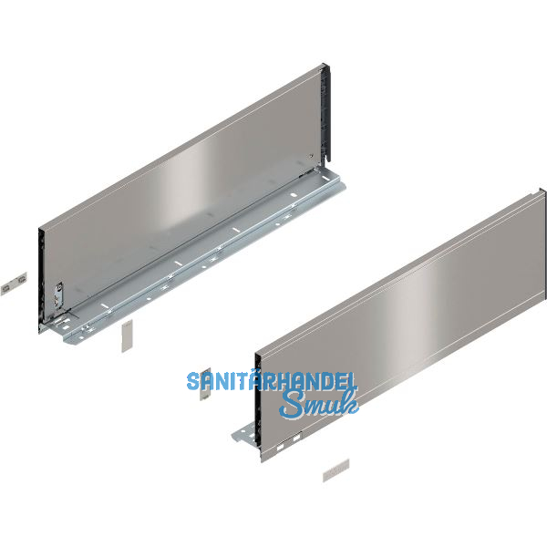 BLUM LEGRABOX pure Zarge H�he C, NL 550, INOX (Anti-Fingerprint)