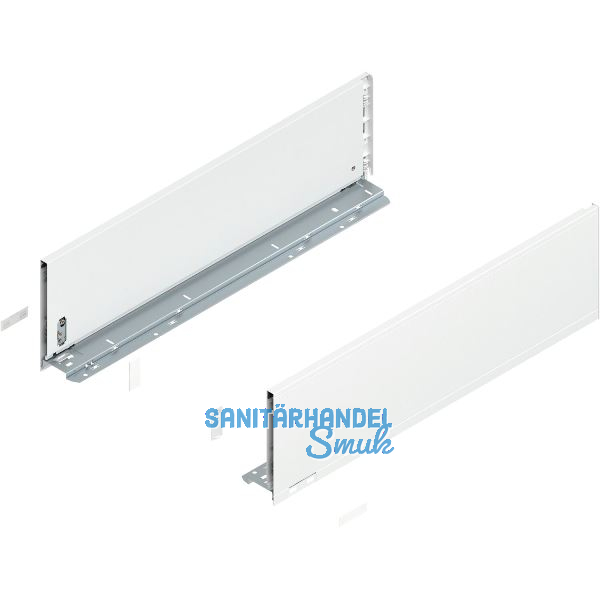 BLUM LEGRABOX pure Zarge H�he C, NL 600, Seidenwei�-matt