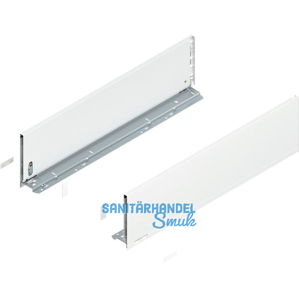 BLUM LEGRABOX pure Zarge H�he C, NL 650, Seidenwei�-matt