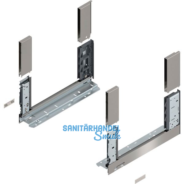 BLUM LEGRABOX free, Zarge H�he C, NL 350, Inox (Antifingerprint)