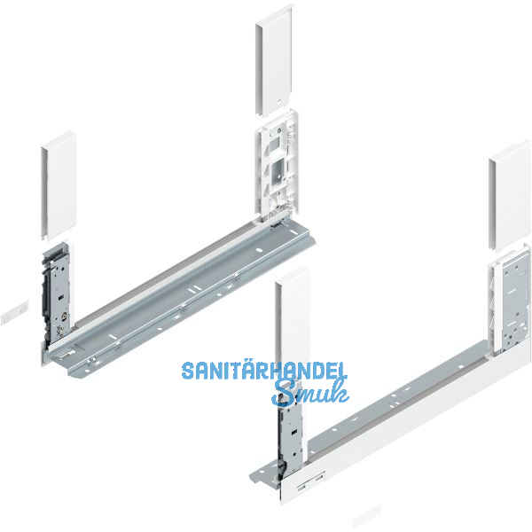 BLUM LEGRABOX free, Zarge H�he C, NL 450, Seidenwei�-matt