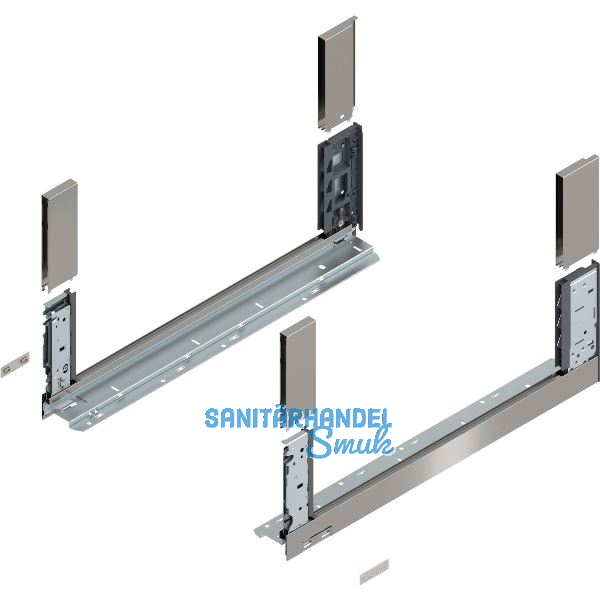 BLUM LEGRABOX free, Zarge H�he C, NL 550, Inox (Antifingerprint)