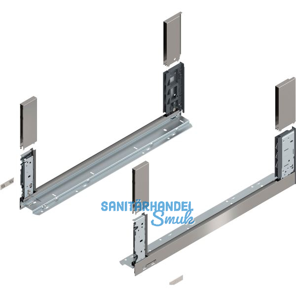 BLUM LEGRABOX free, Zarge H�he C, NL 600, Inox (Antifingerprint)