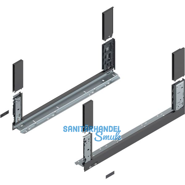 BLUM LEGRABOX free, Zarge H�he C, NL 600, Oriongrau-matt