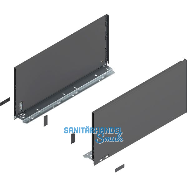 BLUM LEGRABOX pure Zarge H�he F, NL 500, Oriongrau-matt