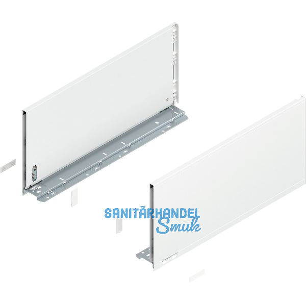 BLUM LEGRABOX pure Zarge H�he F, NL 500, Seidenwei�-matt