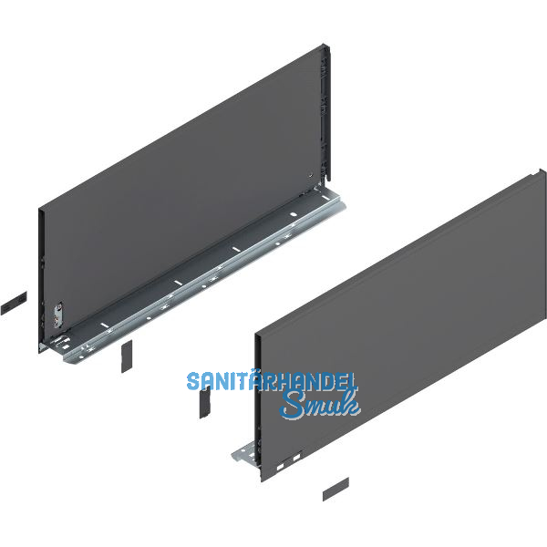 BLUM LEGRABOX pure Zarge H�he F, NL 550, Oriongrau-matt