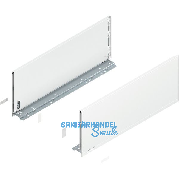 BLUM LEGRABOX pure Zarge H�he F, NL 600, Seidenwei�-matt