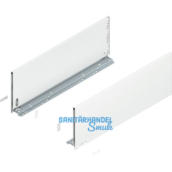 BLUM LEGRABOX pure Zarge H�he F, NL 650, Seidenwei�-matt