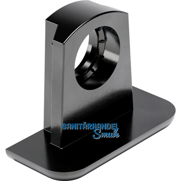 Bodentr�ger Tris Tr�gerteil SL19, Zinkdruckguss vernickelt schwarz