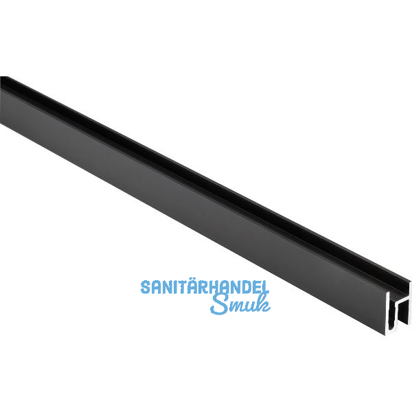 DOMUS LINE Aluminiumprofil Andy 3000 mm schwarz