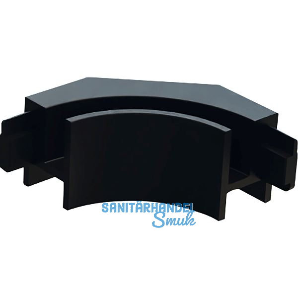 DOMUS LINE Aluprofil Andy Innenecke schwarz