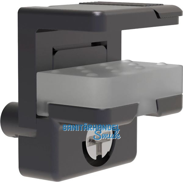 EFFEGI BREVETTI Glasbodentr�ger Alfa Glass Lock Stop2 zum Stecken vern. schwarz