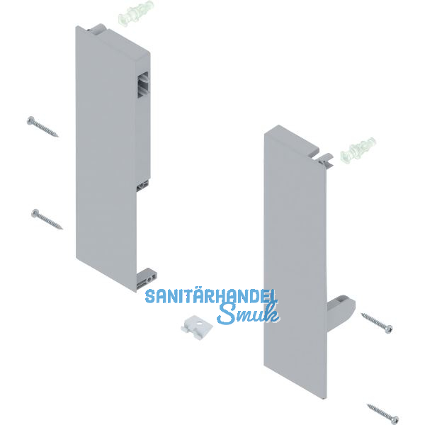 BLUM TANDEMBOX antaro Fronthalter H�he D, Kunststoff grau RAL9006