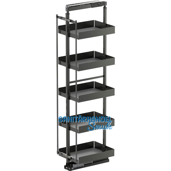 VS TAL Larder 5 Hochschrankauszug Set Essentio KB 400 mm 5 Ablagen Lava