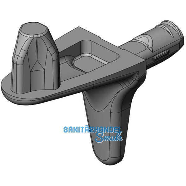 Steckbodentr�ger Optimus 2 Zapfen Bohr � 3 mm, Zamak vernickelt