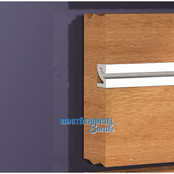 ALU-STYLE Wall Sys Zwischenprofil zum Einlassen Aluminium