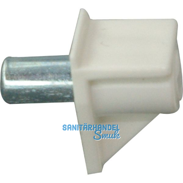 Steckbodentr�ger Safety, Bohr � 5 mm, Kunststoff wei�, VPE 1000 ST
