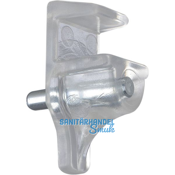 Glasbodentr�ger Andrea zum Stecken,Bohr � 3 mm,Kunststoff transparent,VPE 1000ST