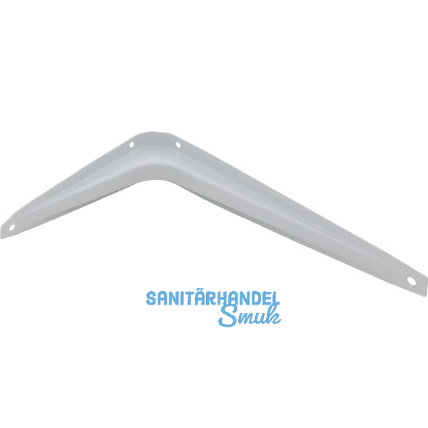 Konsole starr, H�he 130 mm, Tiefe 195 mm, Stahlblech wei� lackiert