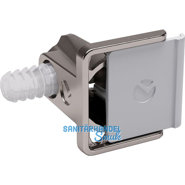 Schraubbodentr�ger Kalipso Mittelwand, Zamak vernickelt