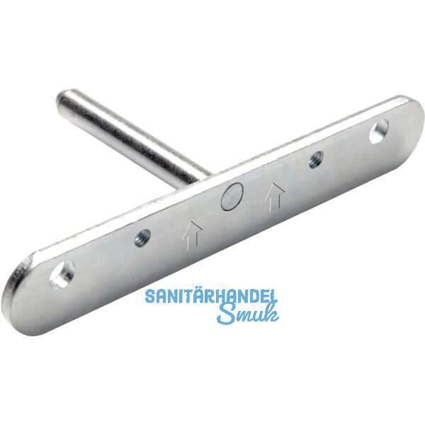 ITALIANA FERRAMENTA Befestigungsplatte Triade Maxi/XXL Bohrtiefe 60 mm, verzinkt