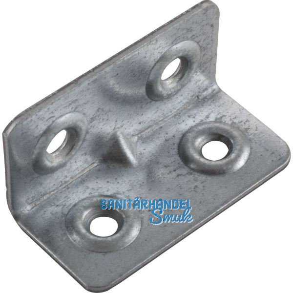 Montagewinkel, Materialst�rke 1.5 mm, Stahl verzinkt