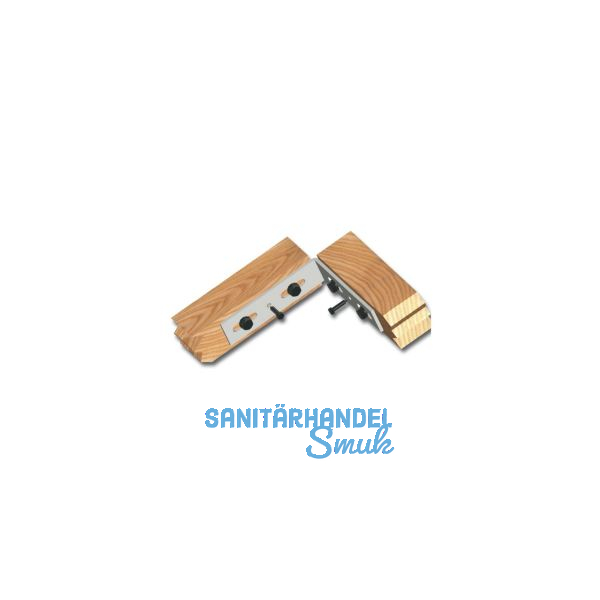 Verbindungswinkel massiv, Materialst�rke 4.5 mm, Stahl verzinkt