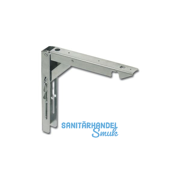 Konsole Klapponette klappbar ohne Sicherung, Tiefe 300 mm, Stahl verzinkt