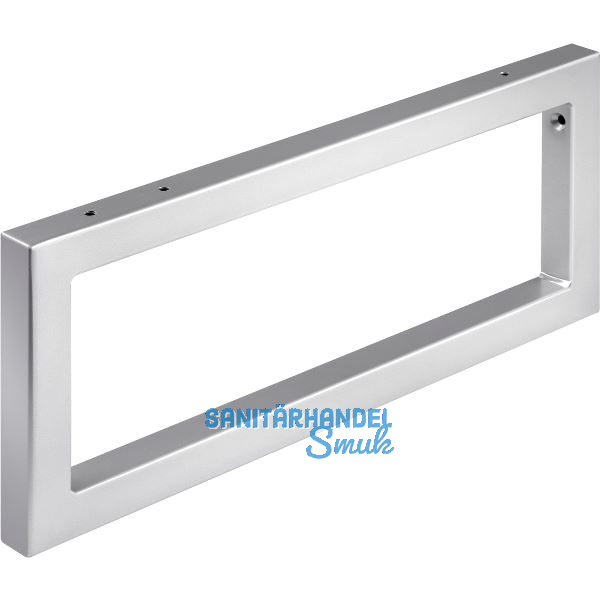 Wandkonsole - Handtuchhalter, H�he 200 mm, Tiefe 480 mm, Stahl silberfarbig