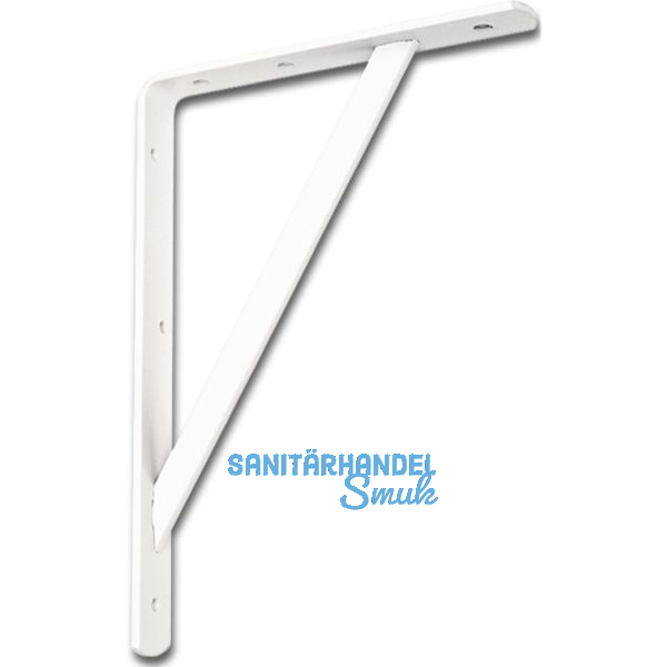 Konsole Schwerlast - Steg, H�he 495 mm, Tiefe 330 mm, Stahl wei� lackiert