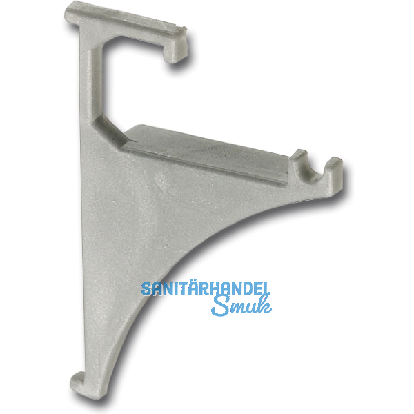 FONSEGRIVE Endst�ck Fritz 1 Paar H�he 50 mm, Kunststoff silberfarbig