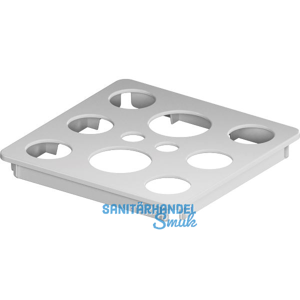 VS ADD Box-M Deckel gelocht 1x1 Grau