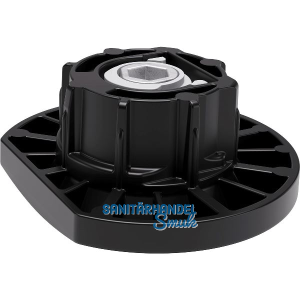 H�henversteller Integrato Tech Z, H�he 7 - 17 mm, Zamak/Kunststoff schwarz