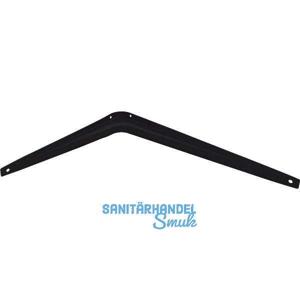 Konsole starr, H�he 185 mm, Tiefe 245 mm, Stahlblech schwarz pulverbeschichtet
