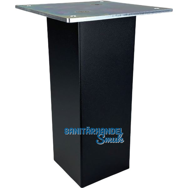 Barkonsole Connect 70 x 70 x 170 mm gerade schwarz