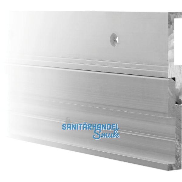 SOLIDO Paneelaufh�nger Basic 2000, H�he 40 mm, Tiefe 8 mm, L�nge 2000 mm, Alu